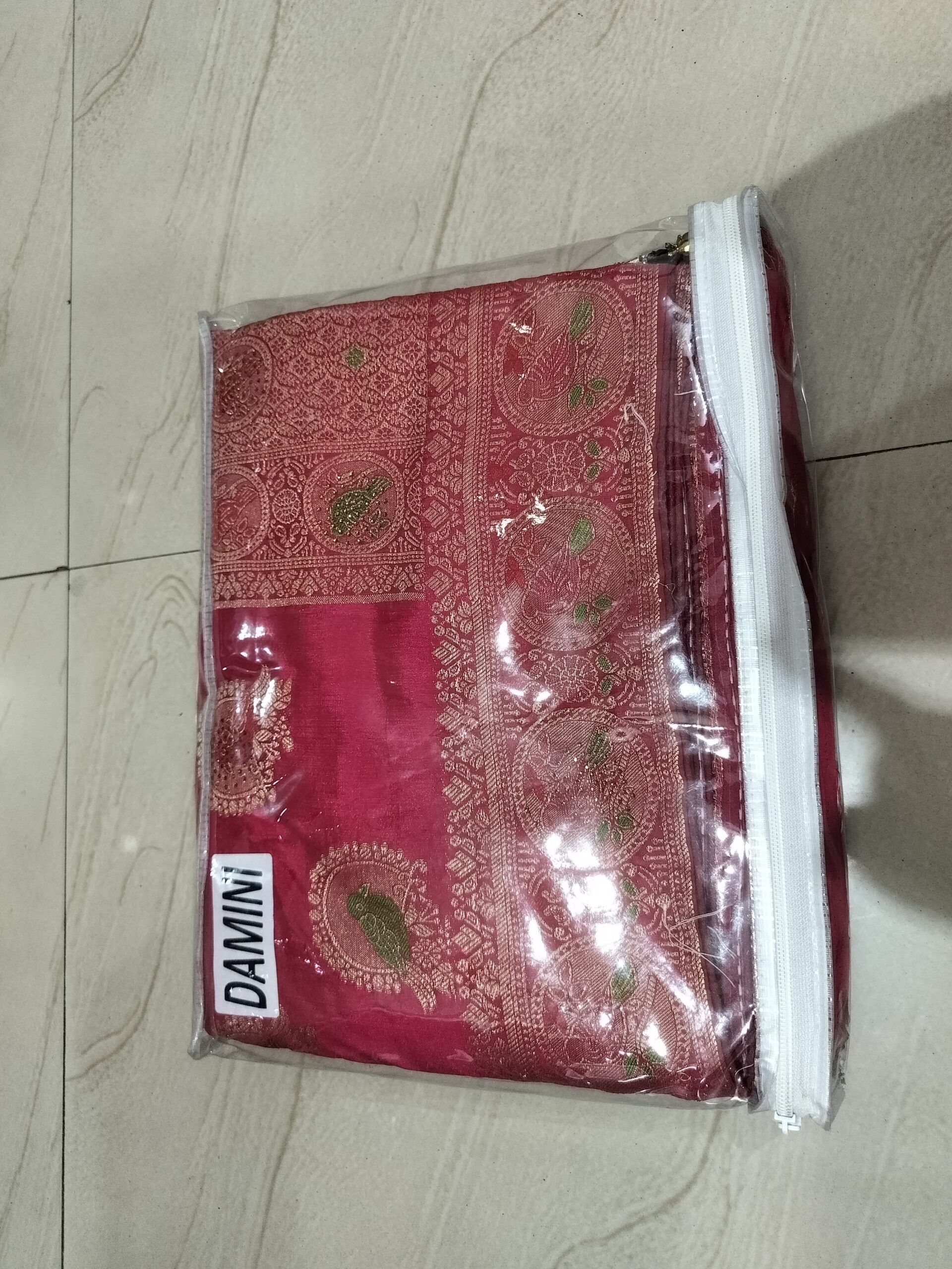 ProductExquisite Damini Silk Saree - A Timeless Blend of Tradition and Elegance - Image 2