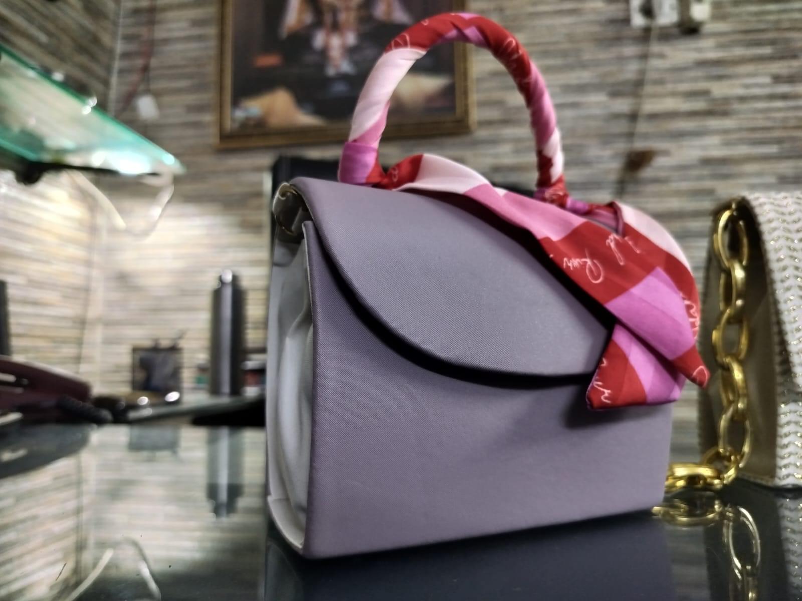 Purple Women Handbag
